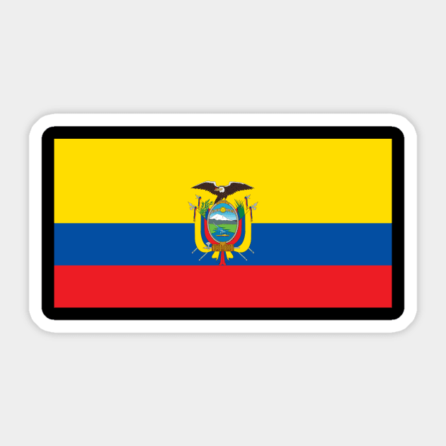 Ecuador Flag Sticker by SevenMouse